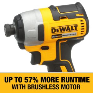 DEWALT 20V MAX Impact Driver, 1/4 Inch, Battery and Charger Included (DCF787D1)