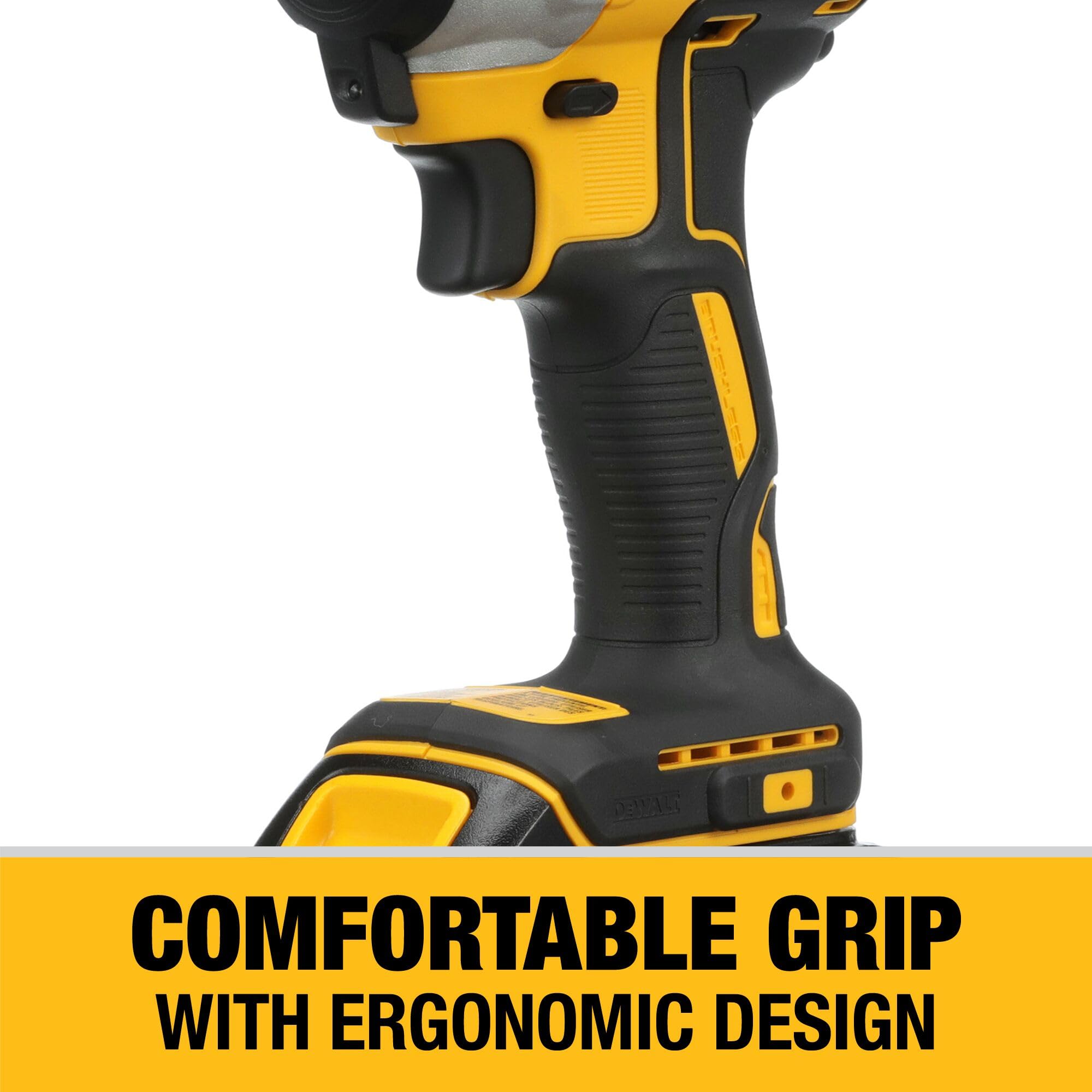 DEWALT 20V MAX Impact Driver, 1/4 Inch, Battery and Charger Included (DCF787D1)