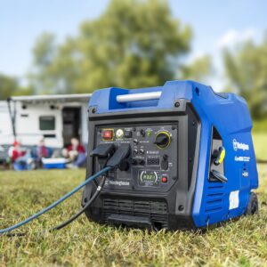 Westinghouse Outdoor Power Equipment 4500 Peak Watt Super Quiet Portable Inverter Generator, Remote Electric Start with Auto Choke, Wheel & Handle Kit, RV Ready, Gas Powered, Parallel Capable