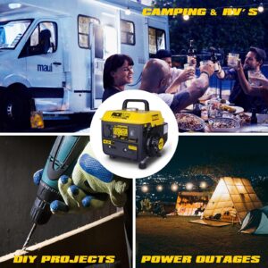 Aceup Energy 1,000W Gas-Powered Generator, Portable Generator Camping Ultralight, EPA & CARB Compliant