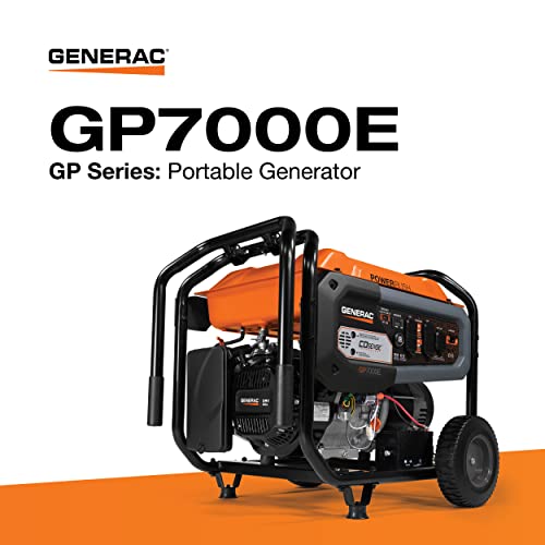 Generac GP7000E 389CC CO 50ST with cord