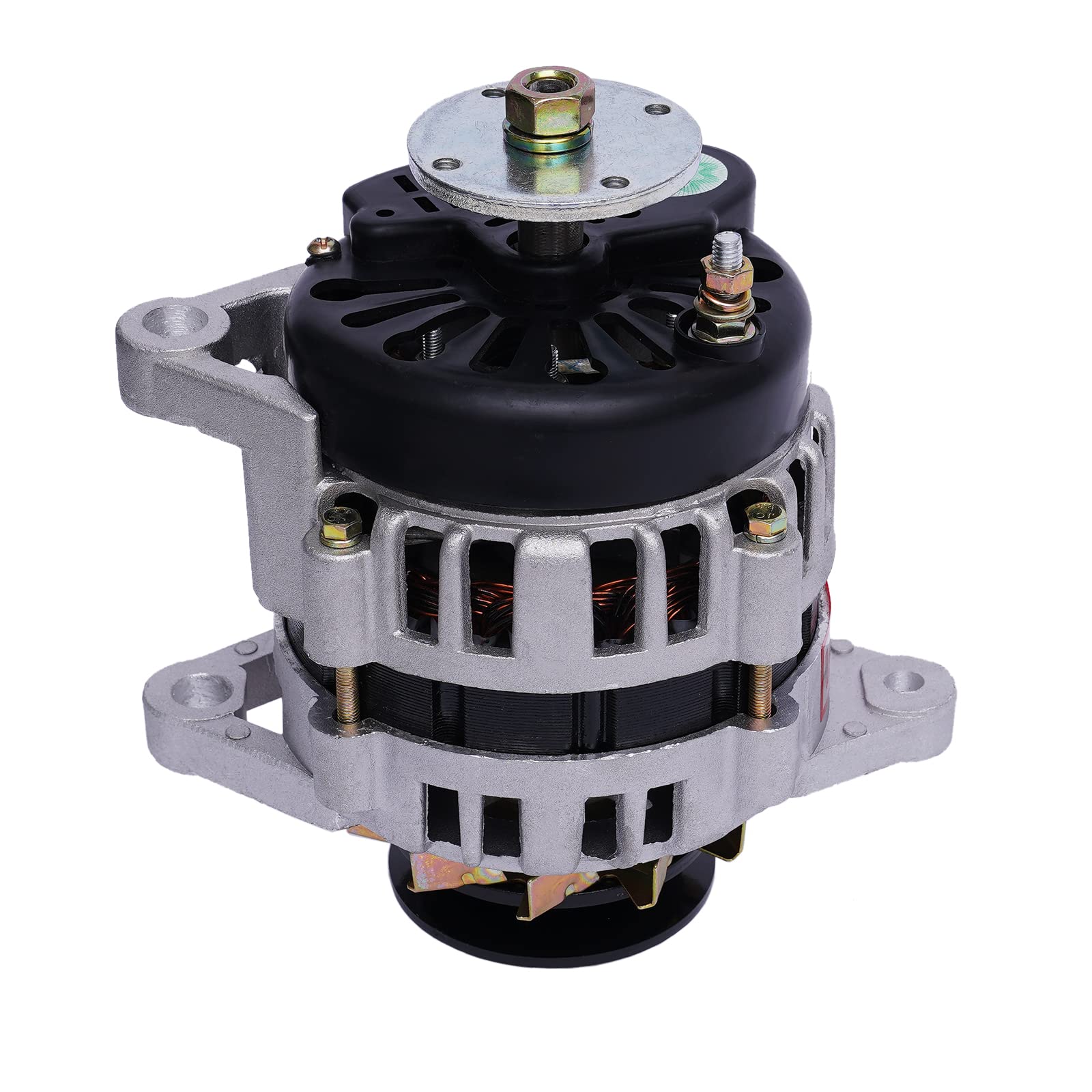 Permanent Magnet Synchronous Generator, 2000W 12V PMA Low Rpm Alternator Two Wheel Generator DC Generator 4000 rpm