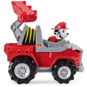 PAW Patrol, Dino Rescue Marshall’s Deluxe Rev Up Vehicle with Mystery Dinosaur Figure