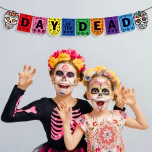 Day of The Dead Porch Banner Dia de Los Muertos Banner Mexican Banner Skulls and Skeletons Mexican Days Banner of Halloween Party Decoration, Days of the Dead Party Decoration