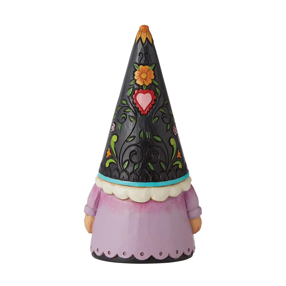 Enesco Jim Shore Heartwood Creek Halloween Day of The Dead Gnome Figurine, 6.1 Inch, Multicolor