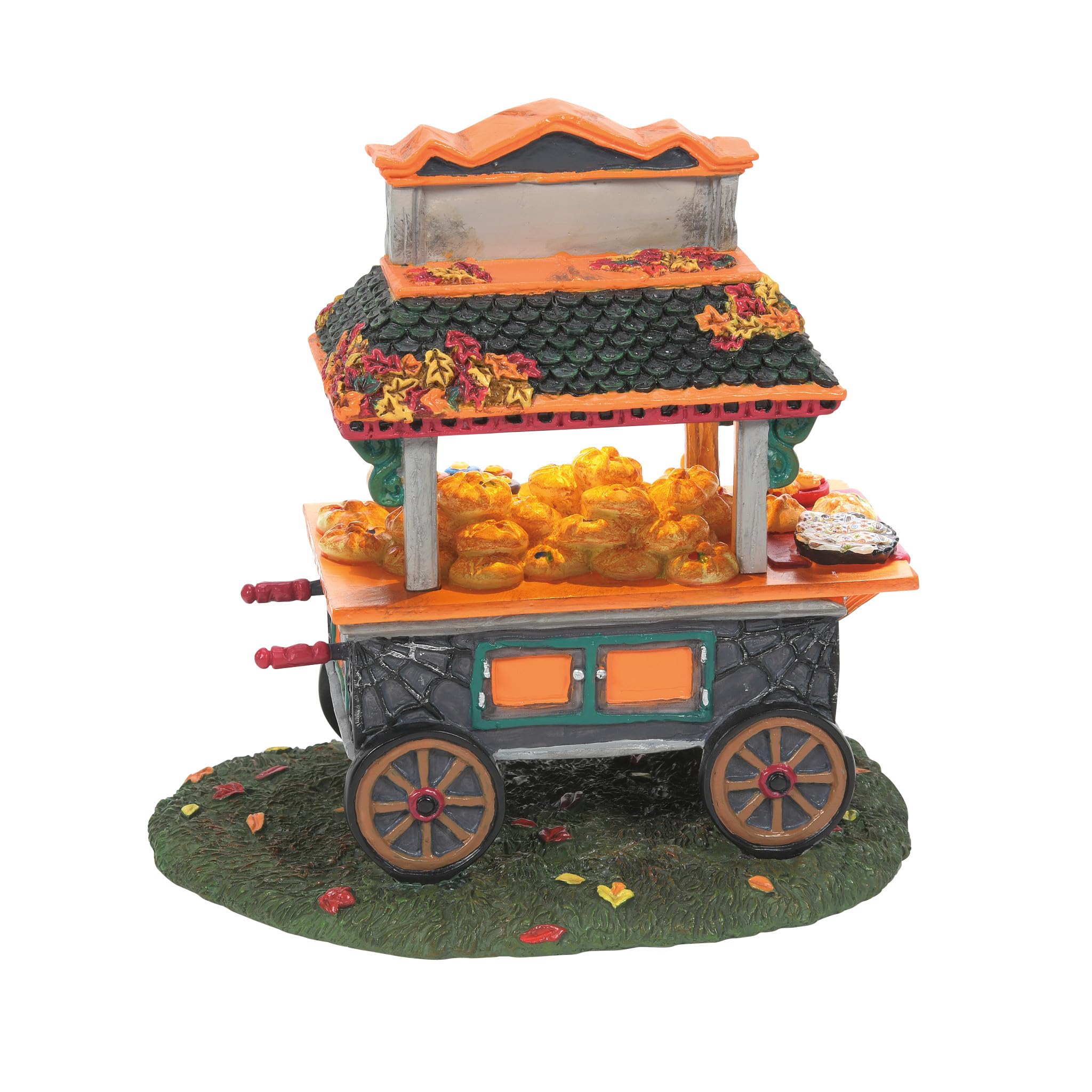 Department 56 Snow Village Halloween Acccessories Day of The Dead Pastry Cart Lit Figurine, 5.63 Inch, Multicolor