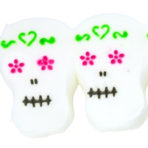 Halloween Peeps Marshmallow Candy, Day of the Dead Party Favors or Baking Decoration, 3 Pack, 9 Pieces (Sugar Skulls) (3 Ounces)