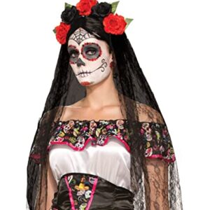 Forum Novelties Costume Day of The Dead Face Paint Makeup Kit, Net Wt. 14 g/.5 Oz