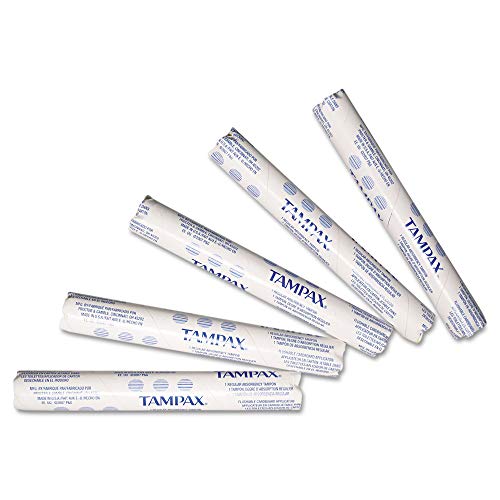 Tampax 10073010025001 Original Regular Absorbency Tampons for Vending Machines (500-Piece/Carton)