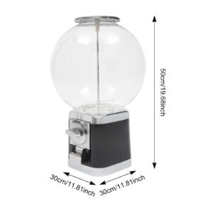 Vending Machine, Gumball Machine Big Capsule Vending Machine, Huge Load Capacity Gumball Bank, Candy Vending Machine for 1.26 in Gadgets,Suitable for Game Stores and Retail Stores Vintage Style,Black