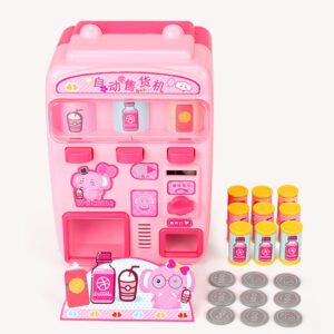 Toyvian Vending Machines Pretend 1 Set Simulation Play House Mini Mini Electronic Vending Juguetes Para Niños Frog Boy Girl Drinks Child Christmas Gifts Balloons Drink Machine Game