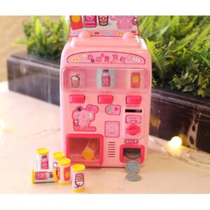 Toyvian Vending Machines Pretend 1 Set Simulation Play House Mini Mini Electronic Vending Juguetes Para Niños Frog Boy Girl Drinks Child Christmas Gifts Balloons Drink Machine Game