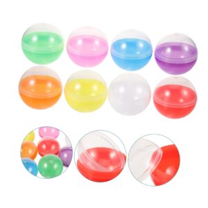 Yardwe 50pcs 50pc Colorful Translucent Gashapon Shell Vending Machine Candy Box Child Plastic Bulk