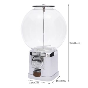 MhdunueSK Big Bubble Gumball Machine,Vending Machines for Business,Machine Capacity 500 Pieces 1.26inch Ball or Candy,for Selling Small Capsule Toys Candy (LM-202B White)