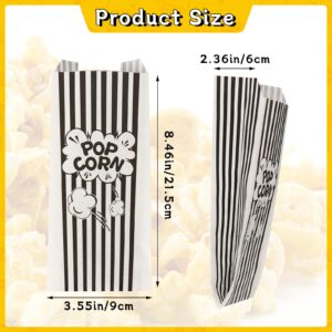 DECYOOL Popcorn Bags，350 Pack Popcorn Bags Individual Servings Popcorn Machine Accessories for Popcorn Bars, Movie Nights, Concessions