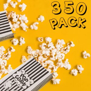 DECYOOL Popcorn Bags，350 Pack Popcorn Bags Individual Servings Popcorn Machine Accessories for Popcorn Bars, Movie Nights, Concessions