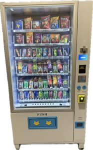 combo vending machine glass front w/credit card reader