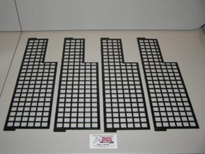 (4) dixie narco 501e, 522e & 600e soda vending machine double column"can" shims/free ship!