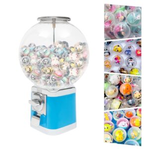 awolsrgiop Candy Dispenser Vending Machine, Candy Machine Gumball Machine Maker Big Bubble Candy Dispenser Machine Toy Vending Machine For Kids 1.26” Ball Bulk Vending Machines w/Key (Sky Blue)