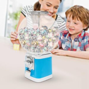 awolsrgiop Candy Dispenser Vending Machine, Candy Machine Gumball Machine Maker Big Bubble Candy Dispenser Machine Toy Vending Machine For Kids 1.26” Ball Bulk Vending Machines w/Key (Sky Blue)