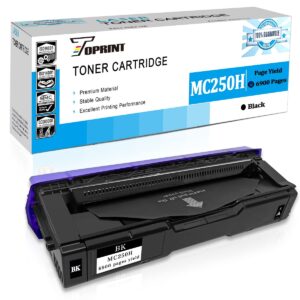 compatible toner cartridge print cartridge m c250 p c300 p c301 c250h c300w black high capacity 6900 pages toprint for ricoh m c250fw, m c250fwb, p c300w, p c301w printers