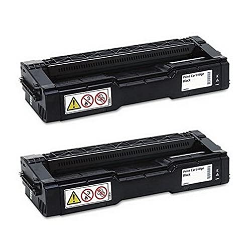 SuppliesMAX Compatible Replacement for Ricoh M-C250FW/M-C250FWB/P-C301W Black Toner Cartridge (2/PK-6900 Page Yield) (Type M-C250H) (408336_2PK)