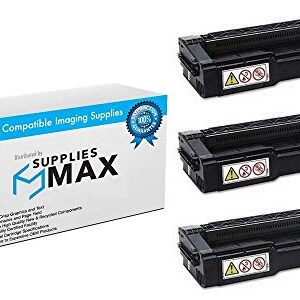 SuppliesMAX Compatible Replacement for Ricoh M-C250FW/M-C250FWB/P-C301W Toner Cartridge Combo Pack (C/M/Y) (Type M-C250H) (40835CMY)