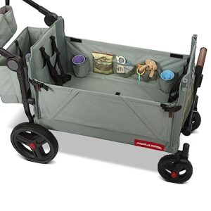 Radio Flyer Atlas Stroll N Wagon, Folding Wagon for 1+ Years - Sage