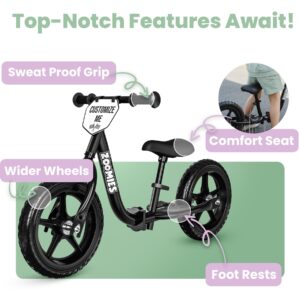 Folding Toddler Balance Bike 2 Year Old / 5 Year Olds – Foldable Easy On-The-Go – w/Carrying Strap – Balance Bike 2+ Year Old – Balance Bike for 4 Year Old – Toddler Balance Bike - Toddler Bike