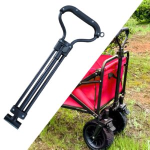 Milageto Pull Handle Spare Replacement for Collapsible Wagon Cart Outdoor Garden Attachment Park