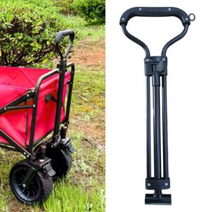 Milageto Pull Handle Spare Replacement for Collapsible Wagon Cart Outdoor Garden Attachment Park