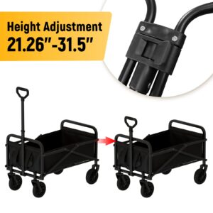 Milageto Pull Handle Spare Replacement for Collapsible Wagon Cart Outdoor Garden Attachment Park