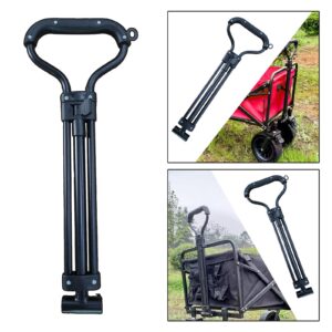 Milageto Pull Handle Spare Replacement for Collapsible Wagon Cart Outdoor Garden Attachment Park