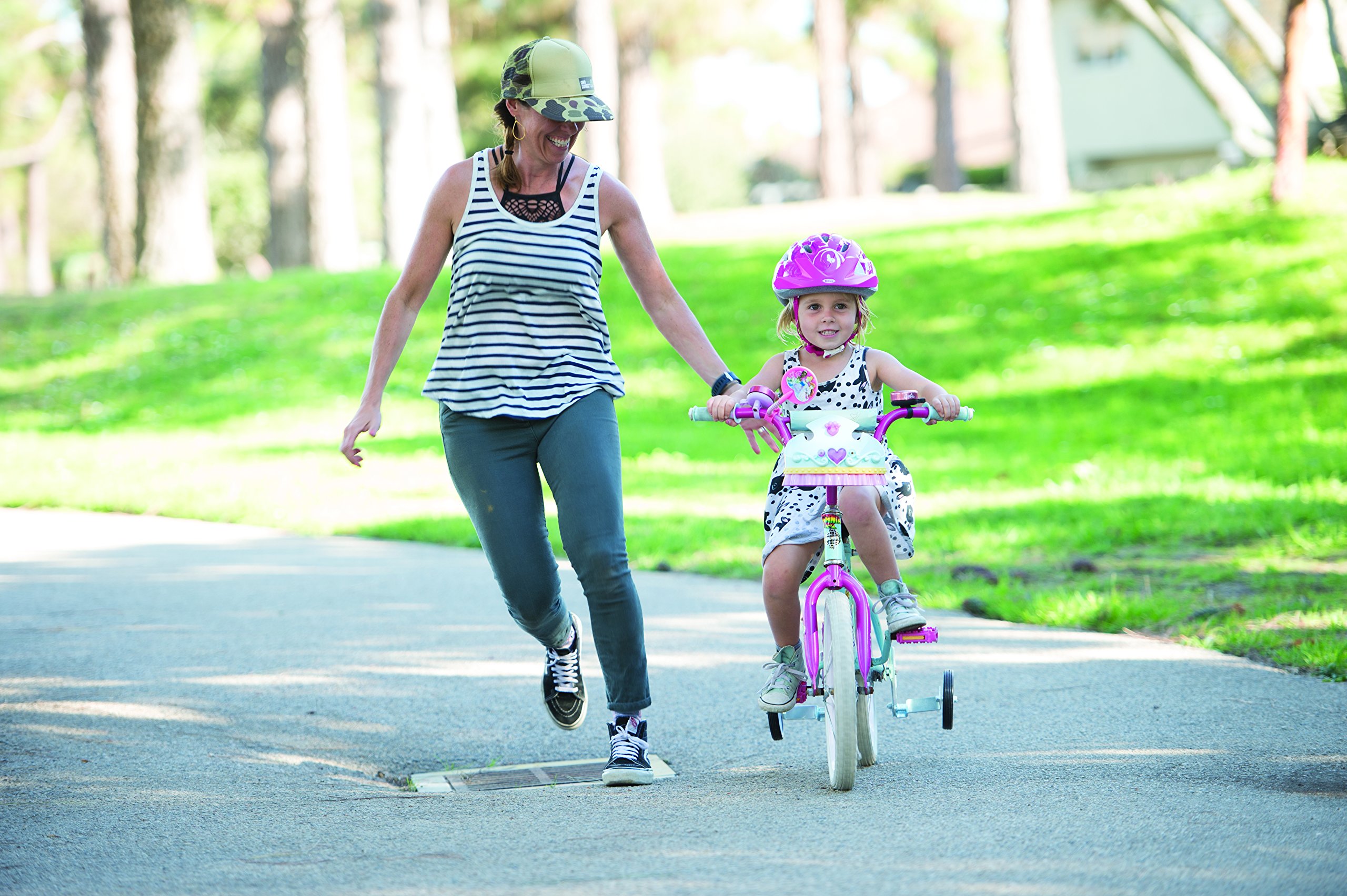 BELL Spotter 500 Flip Up Training Wheels, One Size, Silver, Black