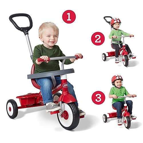 Radio Flyer 456 Stroller Tricycle, Red