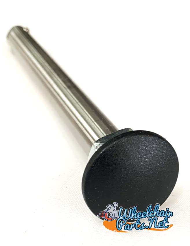 Quick Release AXLES for Wheelchairs-Big Round Black Button. Choose Your Size (1/2" X 5 1/4")