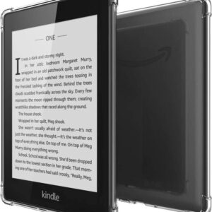 Clear Case for 6.8" Kindle Paperwhite 11th Generation 2021 and Signature Edition TPU Back Cover, Bumper Corners Slim Protective Case for 11th Gen Kindle Paperwhite- Transparent (Transparent)