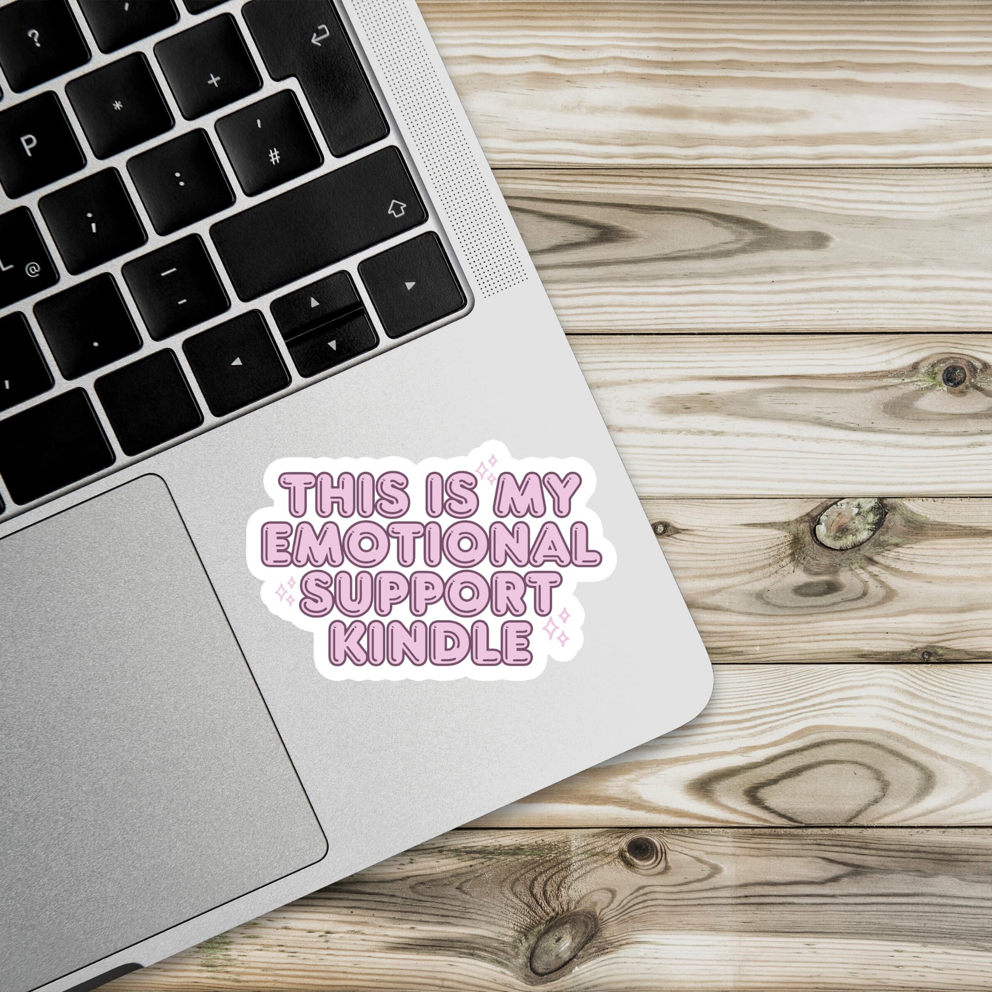 This Is My Emotional Support Kindle Sticker, Kindle Sticker, Vinyl Decal Funny Bookish Stickers For Water Bottles Phone Laptops, Water Assistant Reading Sticker, Booktok Gifts for Boys Girls