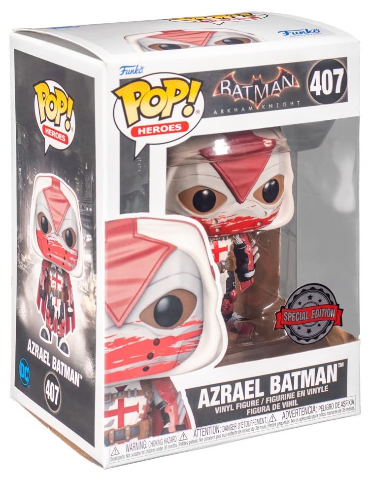 Funko Pop Heroes #407 - Batman Arkham Knight - Azrael Batman (Walgreens Exclusive)