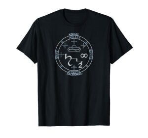 archangel azrael sigil seal by mortal designs t-shirt