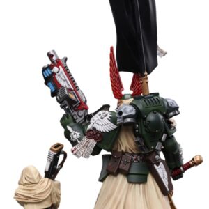 HiPlay JoyToy Warhammer 40K Collectible Figure: Dark Angels Supreme Grand Master Azrael 1:18 Scale Action Figures JT7899 (JT7899 Azrael)