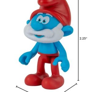 The Smurfs GARGAMEL VS Smurfs 6 Figure Multipack - Features 2-Inch Smurfette, Papa Smurf, Brainy Smurf, Baby Smurf, Azrael, 3-Inch Gargamel - Authentic Details