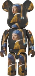 medicom johannes vermeer girl with pearl earring 1000% bearbrick