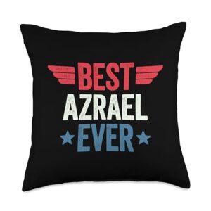 best name ever best azrael ever throw pillow, 18x18, multicolor