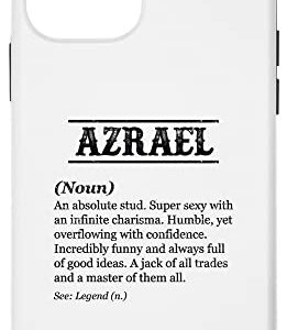 iPhone 12 mini AZRAEL - Name Definition | Funny Phrase - Customized Men's Case