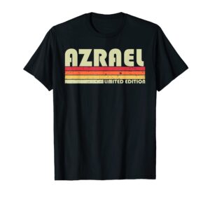 azrael gift name personalized funny retro vintage birthday t-shirt