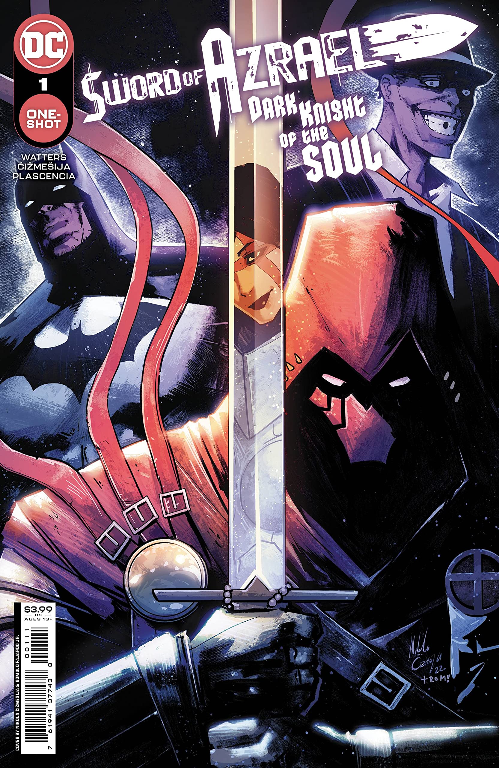 SWORD OF AZRAEL DARK KNIGHT OF SOUL #1 CVR A CIZMESIJA