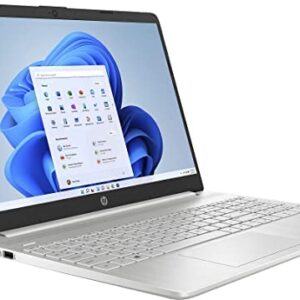 HP Newest Notebook, 15.6" HD Screen Laptop, Intel Core i3-1115G4 (up to 4.1 GHz with Intel Turbo Boost), 16GB DDR4 RAM, 256GB SSD, Webcam, HDMI, Wi-Fi, Windows 11 Home, Natural Silver. W/ELMTech