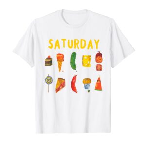 Hungry Caterpillars Saturday Funny Fruit Lover Always Hungry T-Shirt