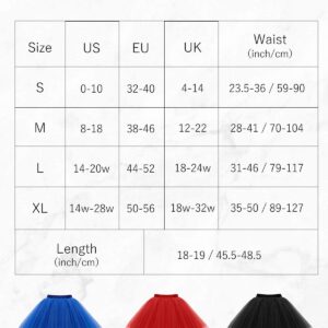 Bbonlinedress Women's Mini Tulle Halloween Skirt Vintage Adult Ballet Tutu Skater Skirt for Cosplay Party Green S-1